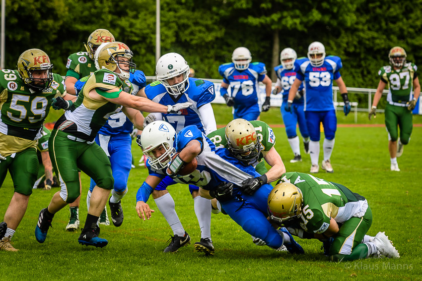 Farmers_vs_Kassel-Titans_2017-05-20_20.JPG : American Football Match Fighting Farmers Montabaur vs. Kassel Titans 20.05.2017, Bild 20/43