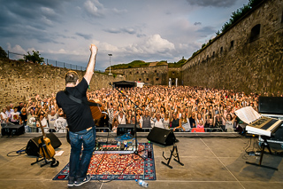Shape Of Ed, the Ed Sheeran Tribute-Act beim Rheinpuls Festival auf der Festung Ehrenbreitstein, Koblenz am 23.08.2018